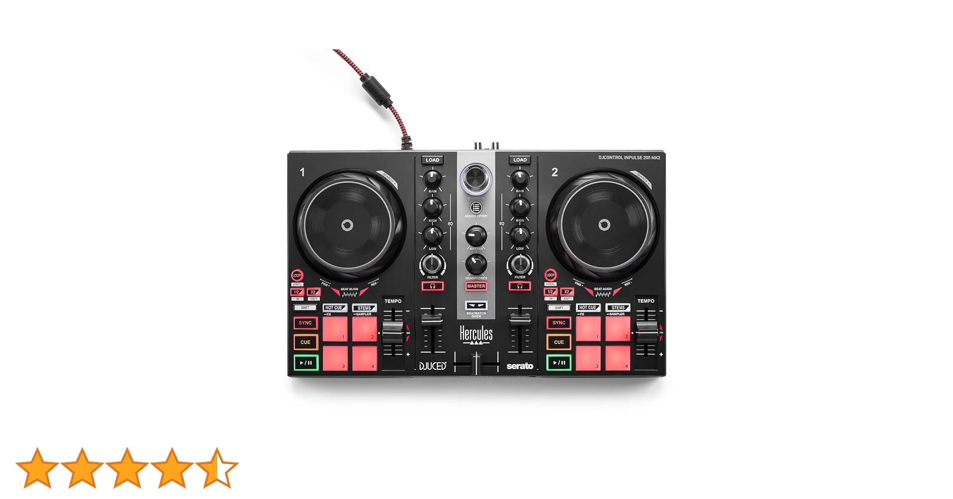 Amazon | Hercules DJControl Inpulse 200 MK2 – ミックスの学習